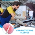 thumbnail image 4 of 20 Inch Cut Resistant Sleeves with Finger Grips Forearm Protective Sleeves Level 5 Protection Pink, 4 of 7