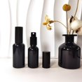 thumbnail image 4 of 150ml/5oz Empty Refillable Glass Diffuser Bottle Diffuser Jars Aromatherapy Storage Container Fragrance Accessories Use for DIY Replacement Reed Diffuser Sets (Light Black), 4 of 8