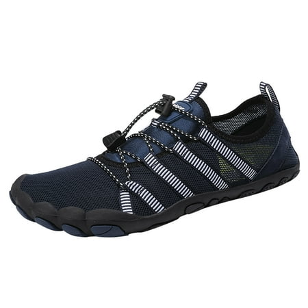 

Blphud Comfy Shoes for Work Men Men Sneaker Fashion Comfortable Fitness Shoes Outdoor Sports Shoes Wading Shoes Beach Shoes Flat Breathable Shoes Sneaker Dark Blue 45