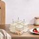 thumbnail image 1 of Caja de condimentos dividida con cuchara, contenedor de almacenamiento de azúcar, tarro de condimentos, tarro de condimentos para comedor, fiesta, 4 cuadrícula, 1 of 8