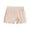 Beige, variant on MAIHAN-Toddler Girls Ruffle Shorts with Bow | Soft Cotton Casual Sport Shorts for Baby & Kids | Cute Outfit for Summer Play, Photography | Elastic Waist Comfort(Beige,2-3Years)