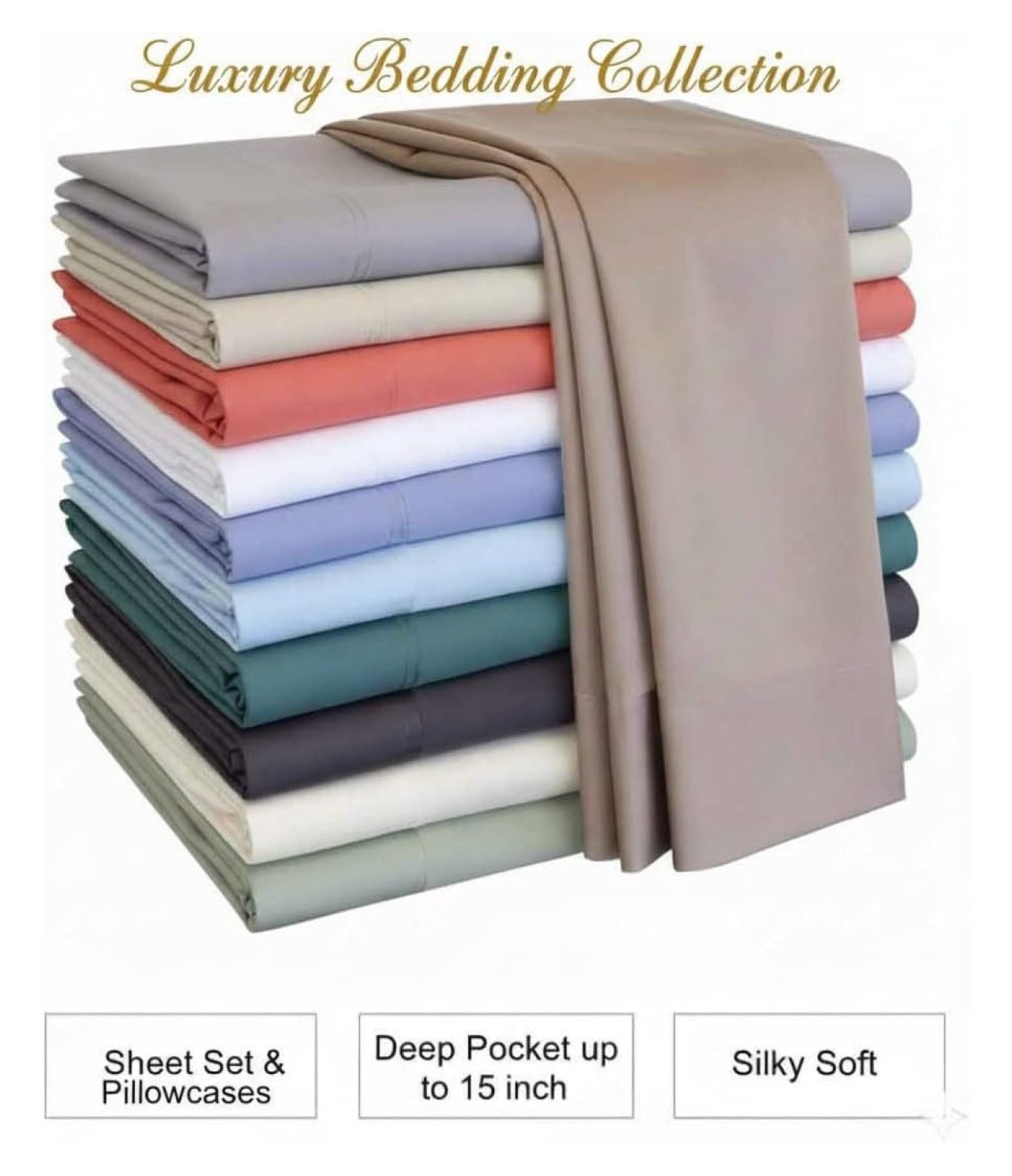 Silky-Soft Viscose from Bamboo-Cotton , King Size, Set of 2 Pillow Cases, Charcoal