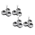 thumbnail image 1 of Kitchen Utensils Set Stainless Egg Poacher Egg Poacher Pan Poached Egg Cooker Nonstick Poached Egg Pan Boiled Eggs Maker Egg Pan With 3 Cups Egg Cooker Poached Egg Maker For Kitchen 2PCS Silver, 1 of 8