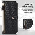 thumbnail image 4 of TECH CIRCLE Galaxy Z Fold 5 Case, Luxury Fashion PU Leather Shockproof Protective Case Magnetic with Shoulder/Wrist Strap Zipper S Pen Holder Wallet Cover for Samsung Galaxy Z Fold 5 7.6" 2023, Black, 4 of 6