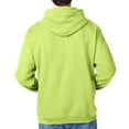 thumbnail image 5 of Hanes EcoSmart Unisex Hooded Sweatshirt, Hi Vis Pullover Safety Green Fleece, 2 Pack, XL, 5 of 7