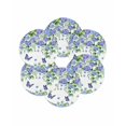 thumbnail image 7 of 15 Inch Round Placemats Set of 6, Purple Hydrangea Non Slip Heat Insulation PP Table Mats, Spring Eucalyptus Butterfly Pastoral Washable Place Mats for Kitchen Dining Party Table Decor, 7 of 7