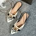 thumbnail image 5 of Tawop Shoes Women Casual Flat Women's Shoes Pointy Toe Soft Embroidery Floral Versatile, 5 of 6