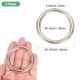 thumbnail image 3 of Uxcell 2-Pack Anillas para Cortinas, Anillas de Plástico de 1 1/2 Pulgadas, Anillas Clip Ojetes de Bajo Ruido, Anillas Romanas para Ventanas [Dorado Claro], 3 of 6