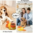 thumbnail image 6 of Duck Cat Treat Dispenser, Interactive Puzzle Feeder with Slow Eating Design, Mentally Stimulating Enrichment Toy for Kittens & Cats, 6 of 8