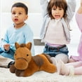 thumbnail image 4 of Peluche realista y suave para niños, muñeco de caballo coleccionable y adorable., 4 of 5