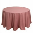 thumbnail image 4 of BalsaCircle 120" Cinnamon Rose Round Polyester Tablecloth Wedding Table Linens, 4 of 8