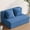 Navy Blue, variant on Richryce Twin 5-in-1 Foldable Sofa Bed with Pillows & Side Pockets, Sleeper Couch for Home/Office/Guest Room, Dark Gray