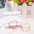 thumbnail image 3 of Justharion Place Card Holder Heart Shape Adorable Replacement Home Office Wedding Name Cards Photo Memo Menu Note Stand Accessories, 3 of 6
