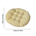 thumbnail image 3 of SIYTUAU Cushion For Chair Velvet Office Ottoman Floor Mat Large Round Chair Cushion With Soft Filling For Home Decor And Comfortable Seating, 3 of 6