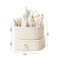 thumbnail image 3 of LSLJS Makeup Organizer, Makeup Brush Holder, Makeup Organizer for Vanity, 360' Rotating Makeup Brush Holder, Large Capacity Makeup Brush Holder, for Vanity, Desktop,, Storage Boxes, 3 of 9