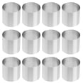 thumbnail image 1 of 12 moldes redondos de acero inoxidable para hacer pasteles y mousses, 1 of 7