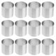 thumbnail image 1 of 12 moldes redondos de acero inoxidable para hacer pasteles y mousses, 1 of 7