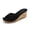 BLACK, variant on Women Strap Cork Wedge Slide Sandals, Open Toe Slip On Platform Wedge Heels Comfort Summer Beach Casual Dressy Walking Shoes, Runs Large, Size Down Recommended