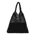 thumbnail image 2 of Bolsa De Hombro Moda verano mujer embrague malla ahueca hacia fuera el bolso de la axila para mujer (negro) Ndcxsfigh Para Estrenar, 2 of 8