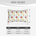 thumbnail image 6 of YFYANG Super Soft Rectangular Plush Cushion Cover (Without Pillow Insert), Romantic Love Doodle Comfort and Non-Pilling Hidden Zip Bedroom Sofa Pillowcases, 20"x30", 6 of 9