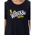 thumbnail image 2 of Willy Wonka Womens' Wonka Chocolate Bar Nightgown Sleep Pajama Shirt, 2 of 5