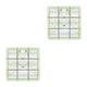 thumbnail image 1 of Injueey regla costura alineada sastre plantilla accesorio bordado hogar Manual ropa oficina herramienta verde cuadrado Type2 NO2, 1 of 6