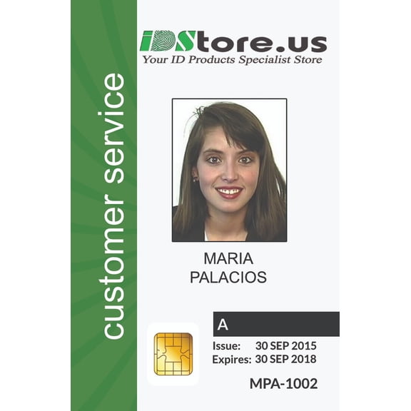 Custom Printed (Made) ID cards PVC with Chip & Holographic Overlay Varnish