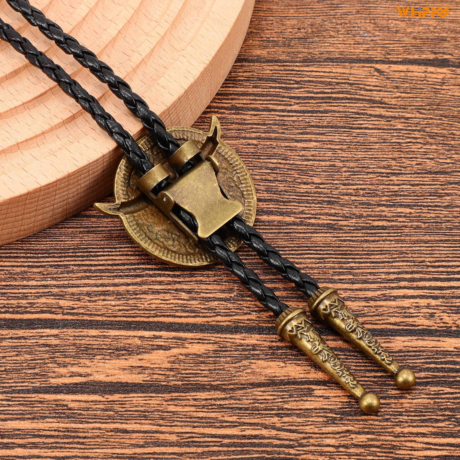 WHIPPY Bolo Tie for Men Western Cowboy Tie Necklace Vintage