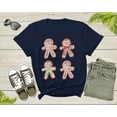 thumbnail image 5 of Merry Christmas Cookies Xmas Gingerbread Man Dessert Design T-Shirt Christmas Lover Gift T Shirt for Men Women Kids Boys Girls Teens Tshirt, 5 of 8