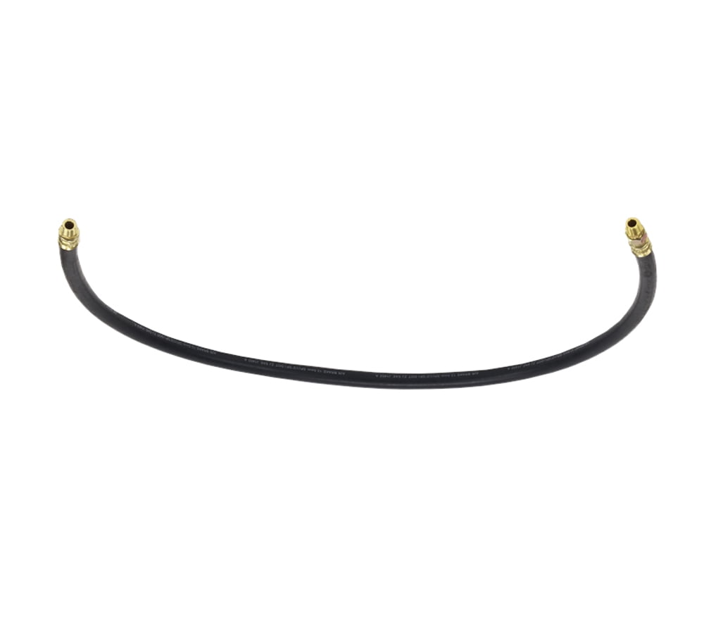 Air Brake Hose Assembly 56" x 3/8"-18 for Semi Trucks | 1/2" ID 3/8" NPT 225 PSI 1 Fixed 1 Swivel DOT FMVSS106 SAE J1402 | Replaces 16356 148056 18156 21329 HE0856 JH0856 R955505-56BK