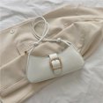 thumbnail image 3 of Bolso Hobo Hugtrwg de Cuero PU para Oficina Blanco, 3 of 9