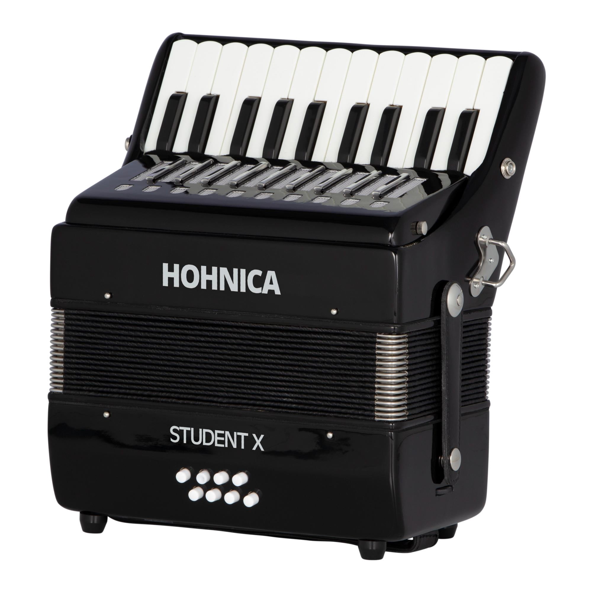 Hohner Student X 8-Bass Piano Accordion Black