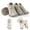 Beige, variant on Dog Shoes for Small Dogs, Breathable Puppy Dog Boots & Paw Protectors for Summer Hot Pavement Winter Snow, Dog Booties with Reflective Strips, Anti-Slip Sole for Hardwood Floors