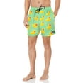 thumbnail image 6 of NEFF Men's Daily Green Ducky Hot Tub Board Shorts for Swimming, 6 of 6