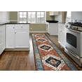thumbnail image 3 of HAHDAXIA Boho Runner Rugs for Hallway 2x10 Extra Long Washable Non-Slip Hallway Runner Rug Low-Pile Stair Kitchen Runner Oriental Throw Carpet Runner for Entrance Bathroom Living Dining Laund, 3 of 7