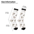 thumbnail image 2 of Rocae Cartoon Koala for Girls Boys Crew Socks,Children's Socks, Kids Socks, Toddler Socks: Daily Wear with Kids School Uniform, 2 of 5