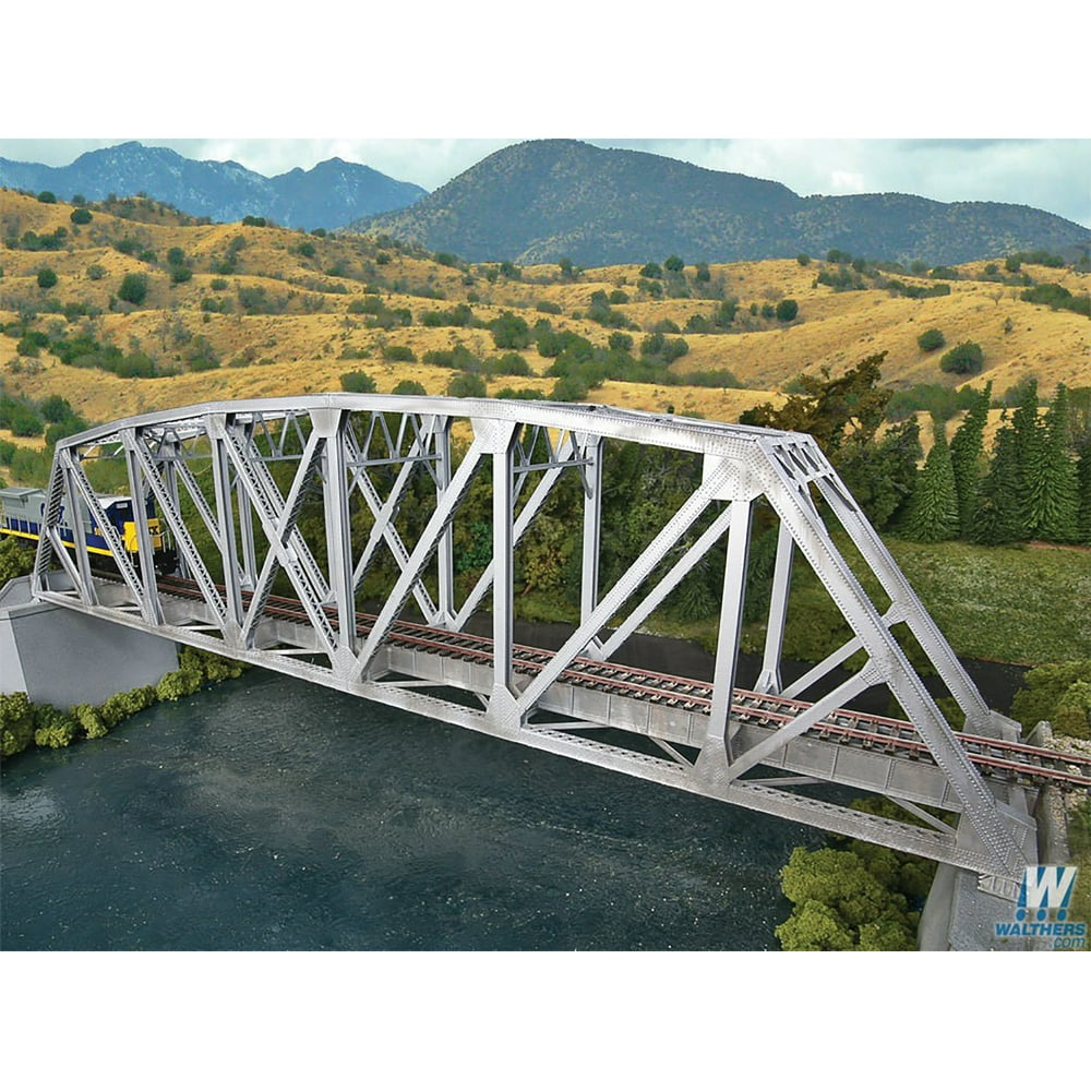 Walthers Cornerstone HO Scale Kit Arched Pratt Truss Railroad Bridge ...