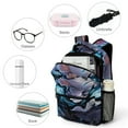thumbnail image 2 of Jujutsu Kaisen Backpack Bookbag Casual Daypack Travel Backpacks for Work Hiking Camping, 2 of 7