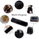 thumbnail image 3 of Negro - Juego de 4 fundas para cinturón de seguridad de hombro de piel de oveja sintética suave, protectores de cuello para cinturón de seguridad para niños, 3 of 5