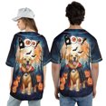 thumbnail image 5 of Happy Halloween Vampire Golden Retriever BOO with Pumpkins Fun and Spooky All Over Print 3D Baseball Shirt Goldens Dog Lover Gifts Idea Softball Sport - 00018, 5 of 6