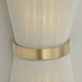 thumbnail image 6 of Capital Lighting 641221 Cecilia 2 Light Sconce - Bleached Natural Rope / Patinaed Brass, 6 of 7