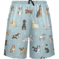 thumbnail image 2 of GZHJMY Dog Pajama Pants Short for Men, Lounge Pants Lightweight Men Pajama Bottoms with Drawstring Pockets, Christmas New Year Birthday Gifts, Large, 2 of 7