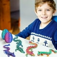 thumbnail image 4 of 3D Printed Dragon Egg Gift Set - 6 Poseable Crystal Dragon Figurines with Moving Joints,Multi-Color Fantasy Toys for Collectors & Decor, 4 of 5