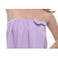 thumbnail image 3 of SUOSDEY Women Spa Towel Robe Microfiber Shower Bath Towel Body Wrap Towel,Purple, 3 of 5
