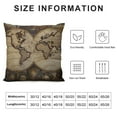 thumbnail image 5 of Nawypu  Old Map in 1720s Nostalgic Style Art Historical Atlas  Throw Pillow Case Home Decorative Cushion Cover for Sofa Couch Bedding, 5 of 5