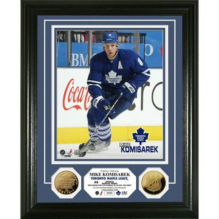 NHL - Mike Komisarek Toronto Maple Leafs 24KT Gold Coin Photo Mint