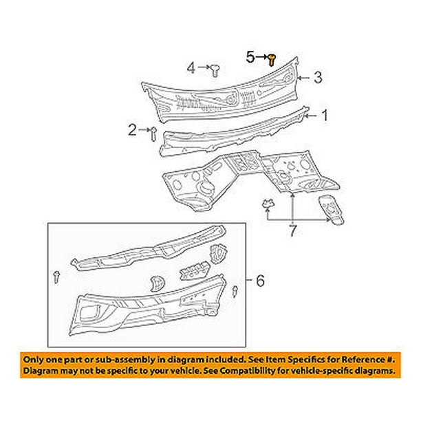 Jeep CHRYSLER OEM 9904 Grand Cherokee CowlCover Panel Retainer