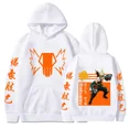 thumbnail image 1 of Sudaderas con capucha de Anime japonés My Hero Academia Bakugou Katsuki para hombres y mujeres, sudaderas con capucha Kawaii de Manga suelta, sudaderas con gráficos naranjas, ropa, 1 of 1