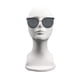 thumbnail image 4 of EPS Flock Head Modelo de maniquí práctico Cabeza de maniquí Modelo femenino (Blanco) Tmvgtek Libre de BPA, 4 of 8
