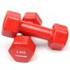 thumbnail image 2 of Mancuernas de plástico esmerilado hexagonales para mujer, equipo de fitness, juego de mancuernas deportivas de plástico para el hogar, mancuernas pequeñas de color, 2 of 4